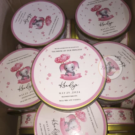 Baby Girl Tin Box