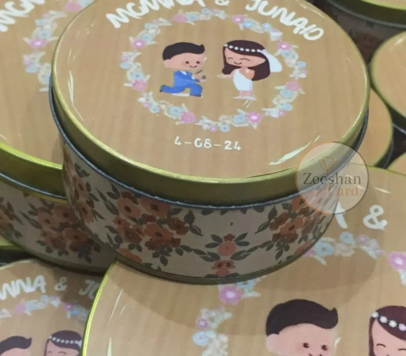 Couple Clipart Tin Box