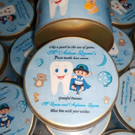 Baby Tooth tin box