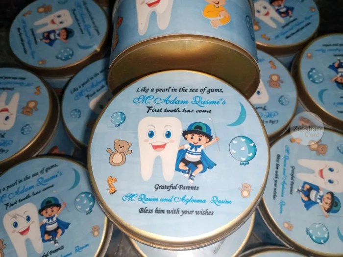 Baby Tooth tin box