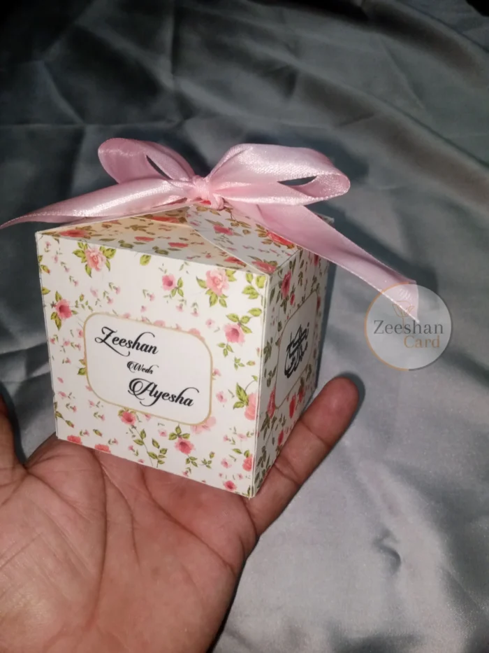 Floral Pattern Flap Box