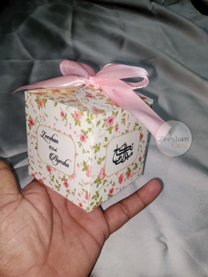 Floral Pattern Flap Box