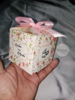 Floral Pattern Flap Box