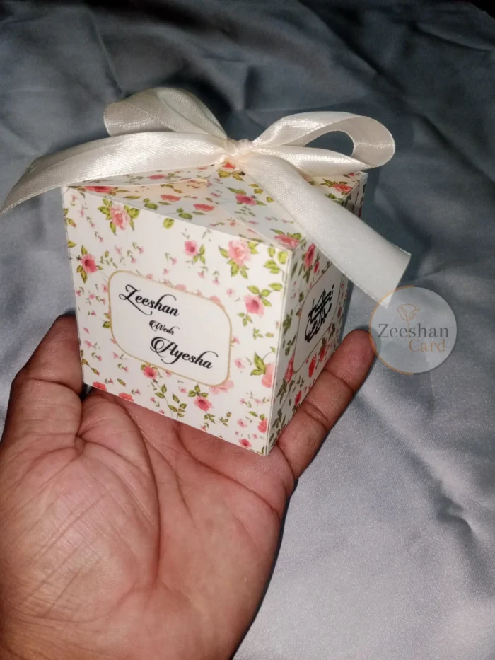 Floral Pattern Flap Box