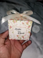 Floral Pattern Flap bid Box