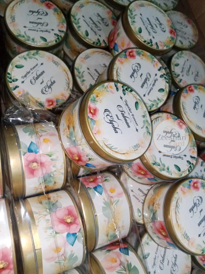 Multi Floral Tin Box