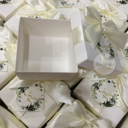 Two Pieces Box Ribbon & Tag