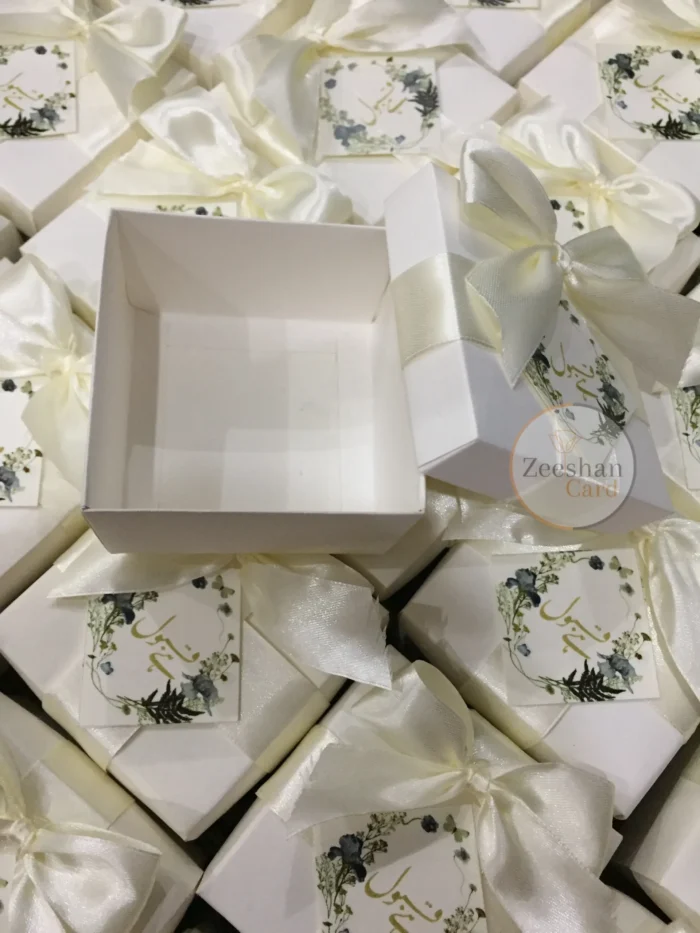 Two Pieces Box Ribbon & Tag