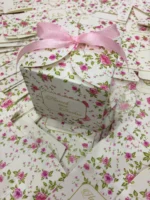 Floral Pattern Flap Box