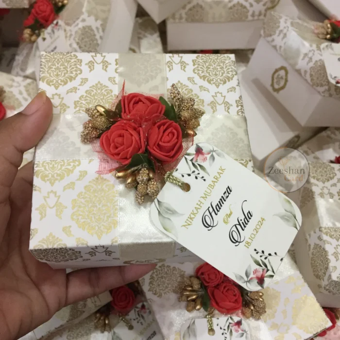 Two Piece Box with flower