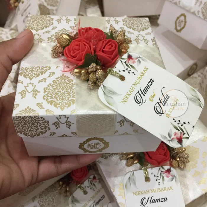 Two Piece Box with flower