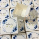 Blue Floral Nikkah Bid Box