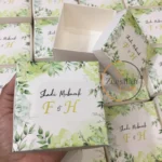 Green Floral Nikkah Bid Box