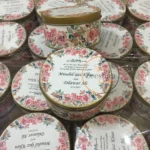 Pink Floral Tin Nikkah Bid Boxes