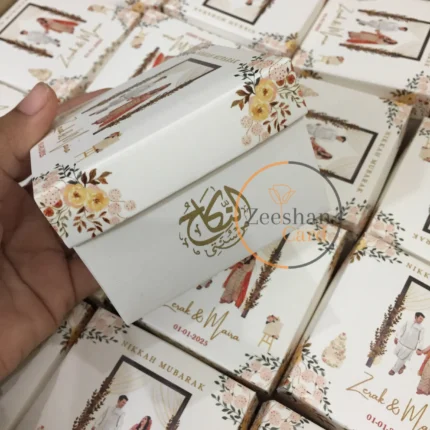 Couple Printed Nikkah Bid Boxes