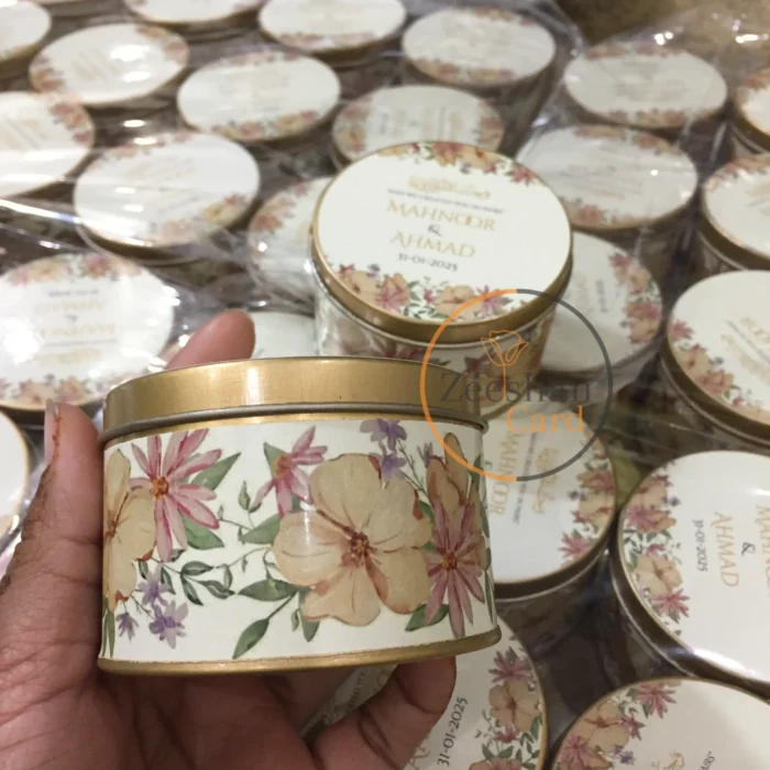 Beautiful Floral Tin Boxes for Bid