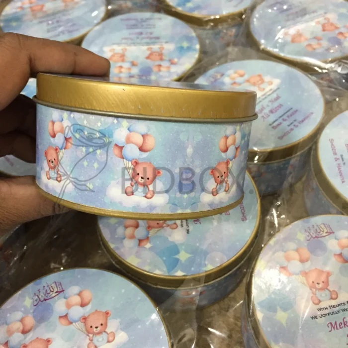 Pao Sweet Tin Box For Baby Boy
