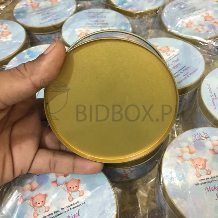 Pao Sweet Tin Box For Baby Boy