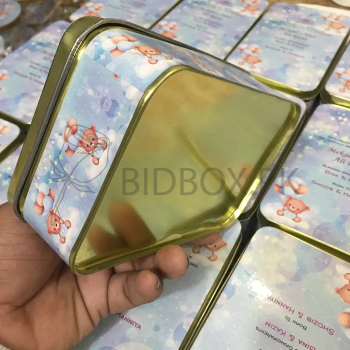Baby Announcement Sweet Tin Box