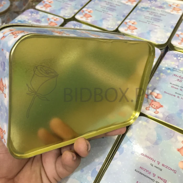 Baby Announcement Sweet Tin Box
