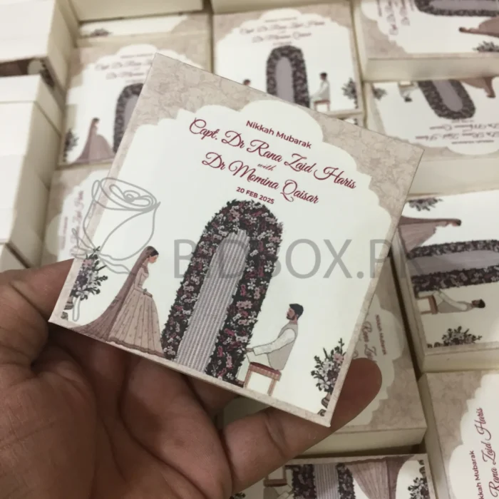 New Couple Design Card Bord Box