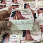 Couple Design Printed Bid Box