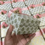 Jal Printed Card Bord Box With Flowers And Ribbon