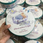 Blue Baby Announcement Half Kg Tin Box