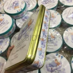 Golden Baby Announcement Kg Tin Box