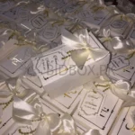 Foil Printing Favour Box With Tag