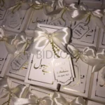 Foil Printing Favour Box With Tag