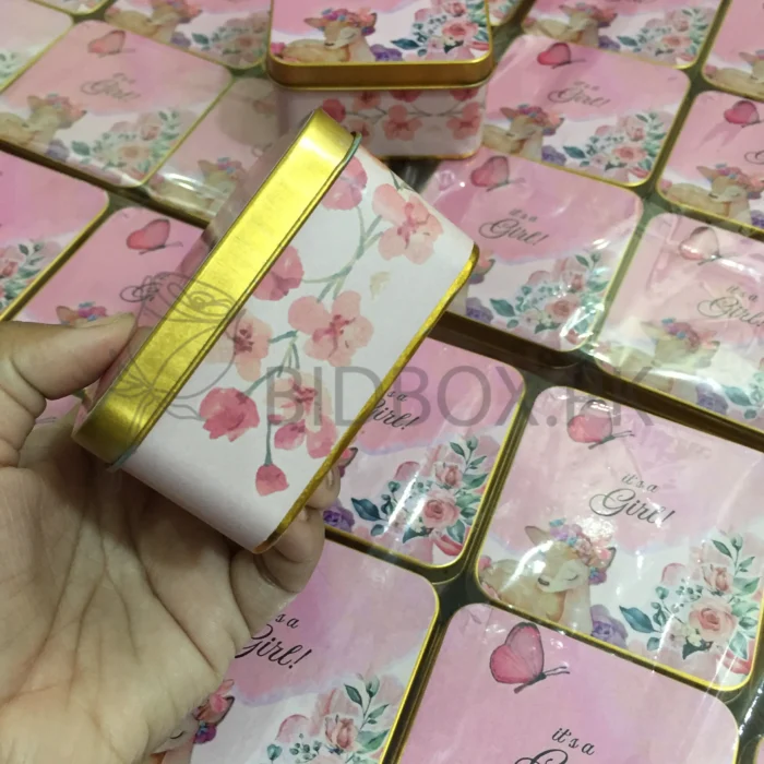 Its a Girl Sweet Tin Box
