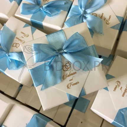Ring Carmony Favour Box With Bow