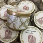 New Couple Printed Design Tin Box