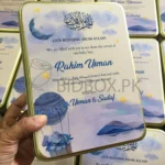 Baby Boy Announcement Kg Tin Box