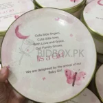 Baby Girl Announcement Kg Tin Box