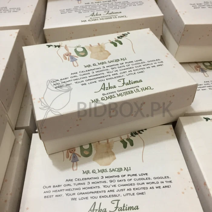 Baby Announcement Half Kg cardbord Box