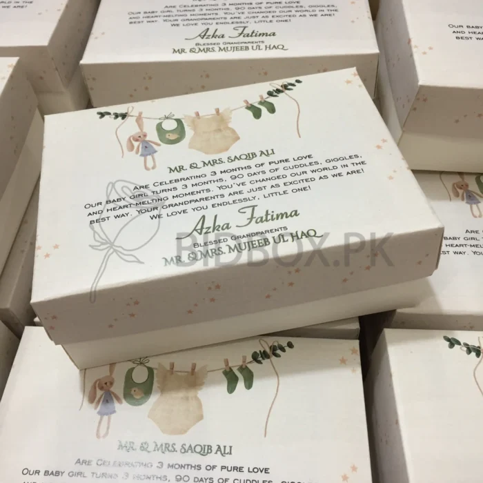Baby Announcement Half Kg cardbord Box