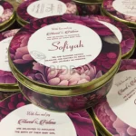 New Flower Printed Half Kg Sweet Tin Box