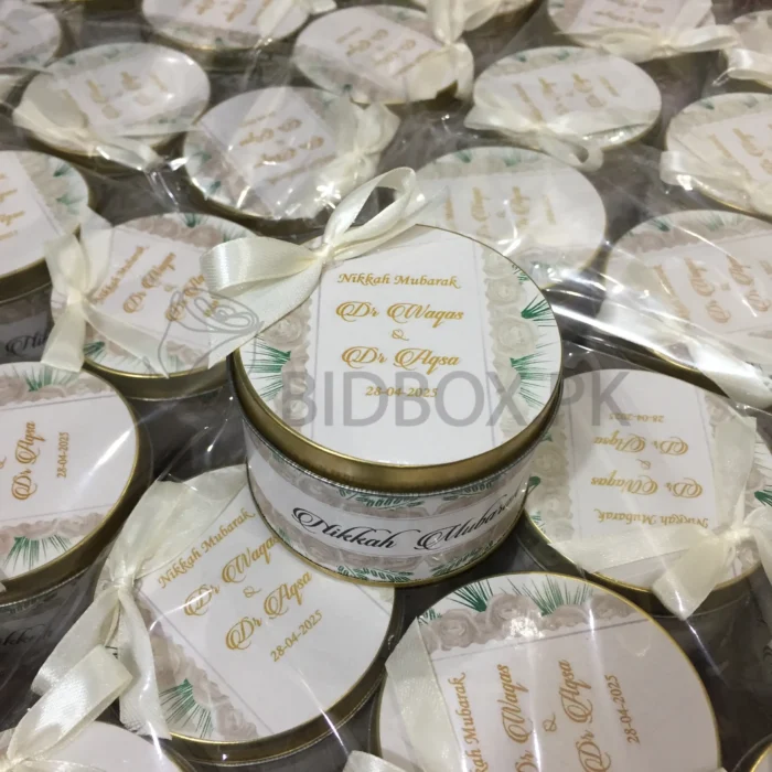 New Design Tin Box With Bow