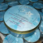 500 gram Blue Theme Printed Baby Boy Tin Box