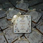 Floral olden Tin With Bow