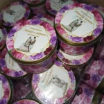 Beautiful Tin bid boxes with multy floral design