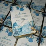 500 Gram Rectangular Sweet Box For Baby Boy Announcement