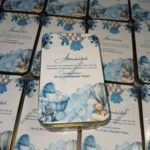 500 Gram Rectangular Sweet Box For Baby Boy Announcement