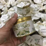 New Design Tin Box With Bow And Tag