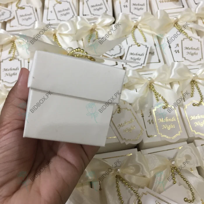 Wedding Bid Box With Foil Printing