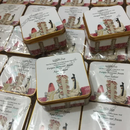 New Couple Design Tin Box