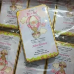 Half kg Baby Girl Announcement Tin Box