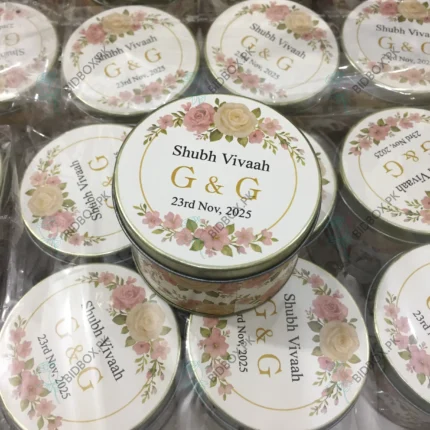 New Flowers Design Tin Box